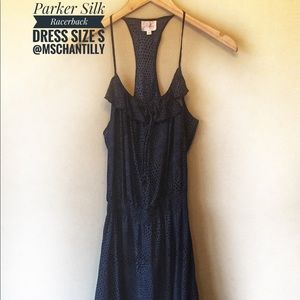 Parker Silk Animal Print Dress Size S